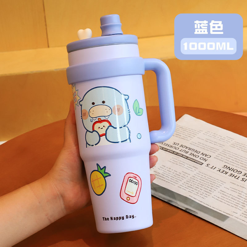 跨境新款比鲁斯正版316不锈钢保温杯高颜值大容量汽车杯现货批发|undefined