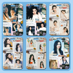 楊穎卡套批發塑料滑蓋學生校牌飯卡胸牌小卡工作證卡套門禁公交卡