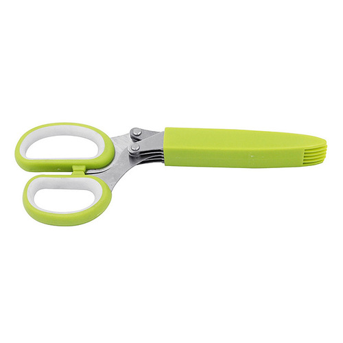 Manufacturer wholesale multi-purpose five-layer scissors Household multi-layer onion scissors five-layer scissors for shredded food