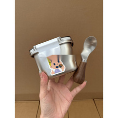 ステンレス製食品密封鮮度保持ボックス、フルーツ弁当箱、冷蔵庫、学生や会社員が持ち運べるポータブル