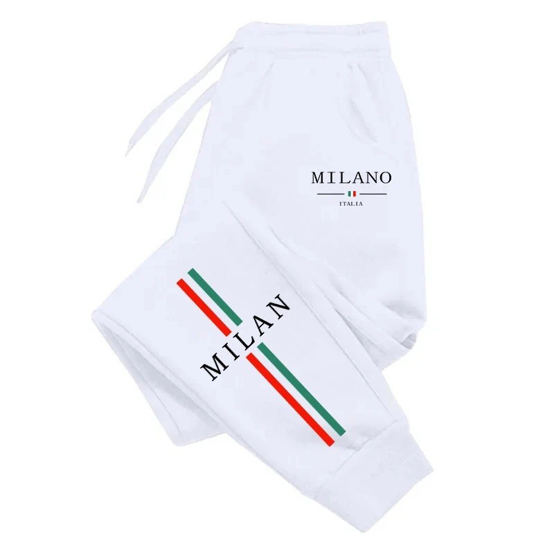 Men's Printed Jogger Pants Casual Sweatpants with Fleece Lining All-Season Comfortable Streetwear Lounge Pants_viptrois.com