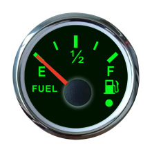 52mm油量表12/24V通用改装车房车游艇摩托艇指针油位表led显示LED