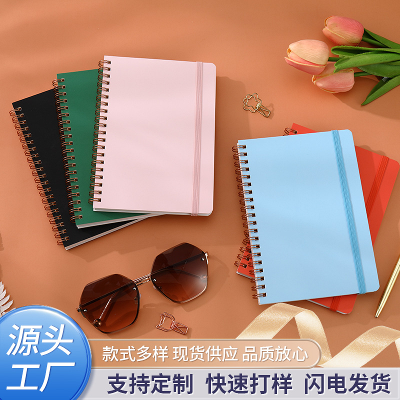 B6绑带线圈本办公文化笔记本跨境专供厂家现货高品质加厚记事本