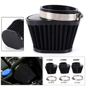 Car Modification Supplies 51/55/60mm Air Filter Mushroom Head Filter Motorcycle Air Filter Mushroom Head