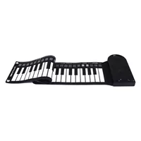 49 Key Hand Roll Piano Портативный Ручной Ролл Фортепиано Дети Взрослые Начинающие Начало Интеллектуальное Электронное Фортепиано Музыкальный Инструмент