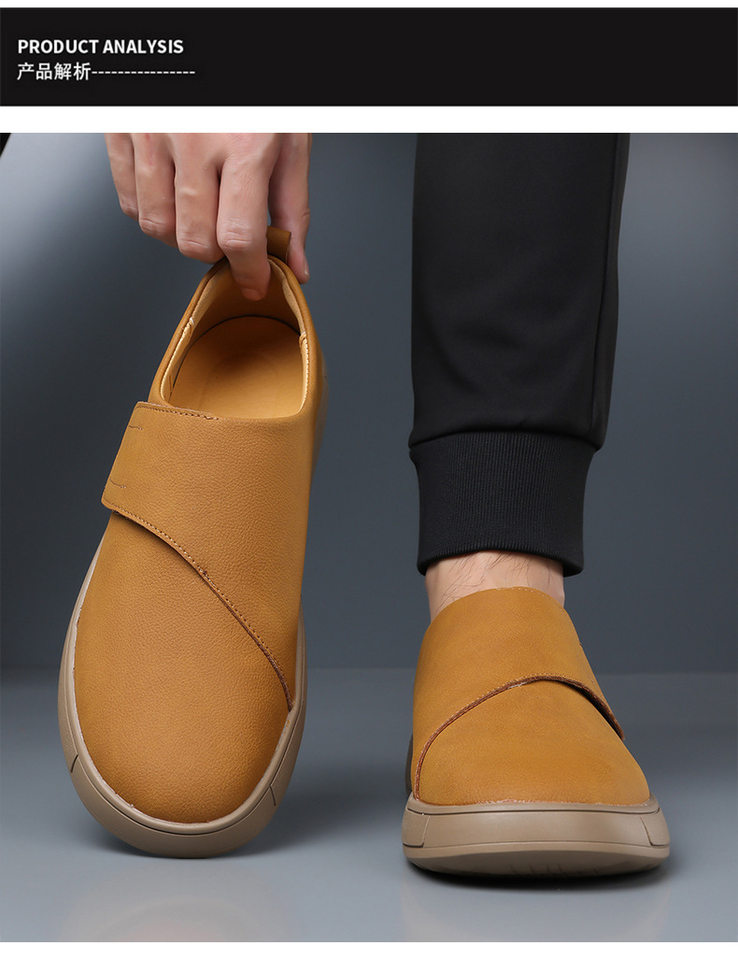Giày sneaker nam cổ thấp đế bằng, mũi tròn, dây buộc, phong cách thư giãn — Z1210 màu đen, z1210 màu vàng chi tiết 14