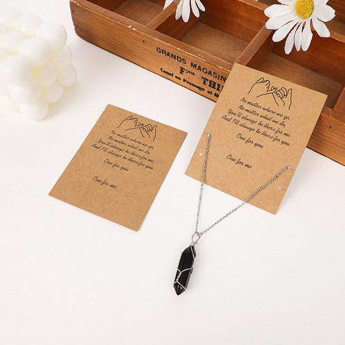 Ins Retro Style Card Couple's Finger Promise Necklace Card Necklace Display Tray Jewelry Display Card