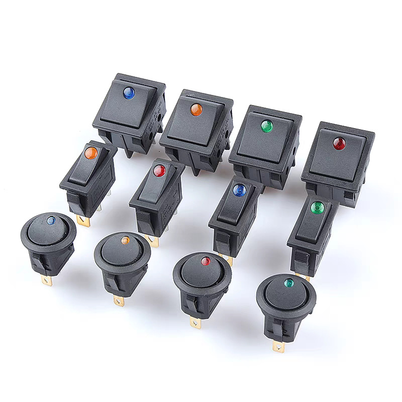 直销船型开关KCD1 -D3-D4两档翘板开关  220V.12V电源开关