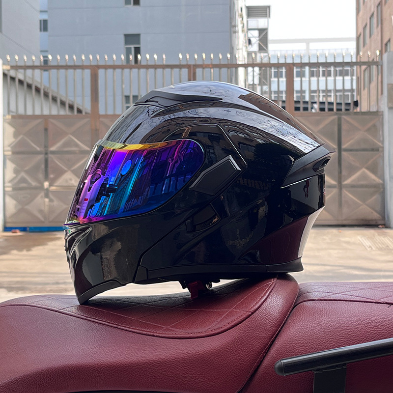 JIEKAI 3C certificado casco de motocicleta para hombres y mujeres casco completo de motocicleta casco de exposición Bluetooth casco de coche eléctrico
