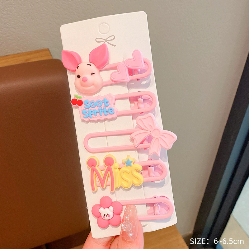 Д Cartoon hairgrip, милая детская заколка для волос, шпильки, клубничка, цветочная