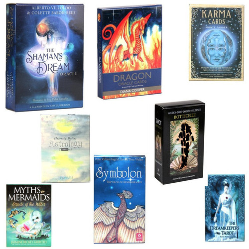 New style table game gold Botticelli tarot cards for cross-border oracle cards on AliExpress