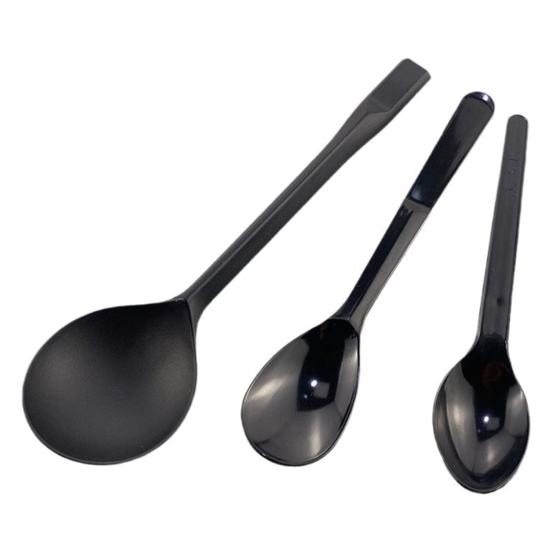Separately wrapped cake plastic spoon disposable yogurt spoon jelly pudding dessert small spoon transparent spoon yellow spoon