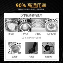 拖把杆旋转通用单杆伸缩免手洗手压自动地拖不带桶单卖家用一体式