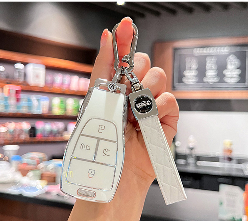 Suitable for Beijing BJ30 key case, BJ40/7, BAIC Magic Cube, BJ60, BJ20, EU5, EU7 – a high-end protective case