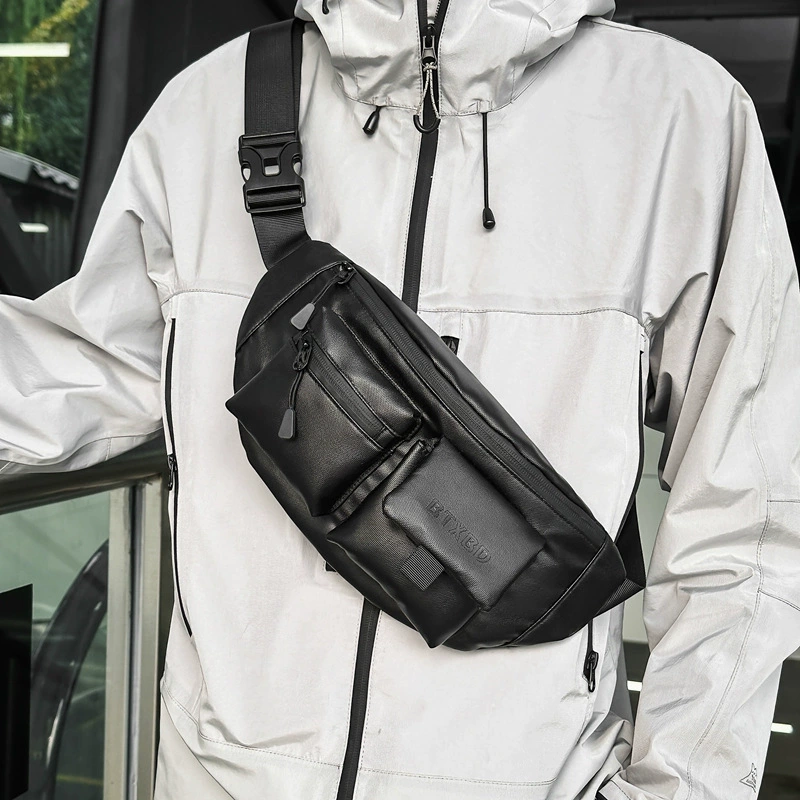 Трансграничный функциональный велосипедный нагрудный мешок мужской прилив 2025 новый минималистский ранец тактический пригородной рюкзак спортивный карман