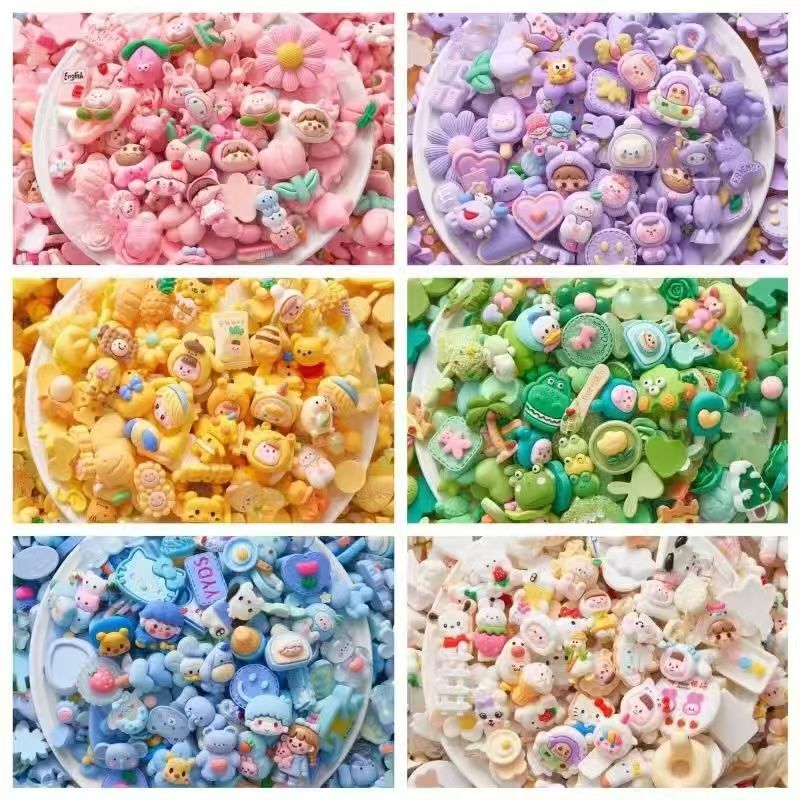 Resin Small Accessories Artificial Cream Glue DIY Material Package Handmade Weighing Mini Nail Patch Jewelry Accessories