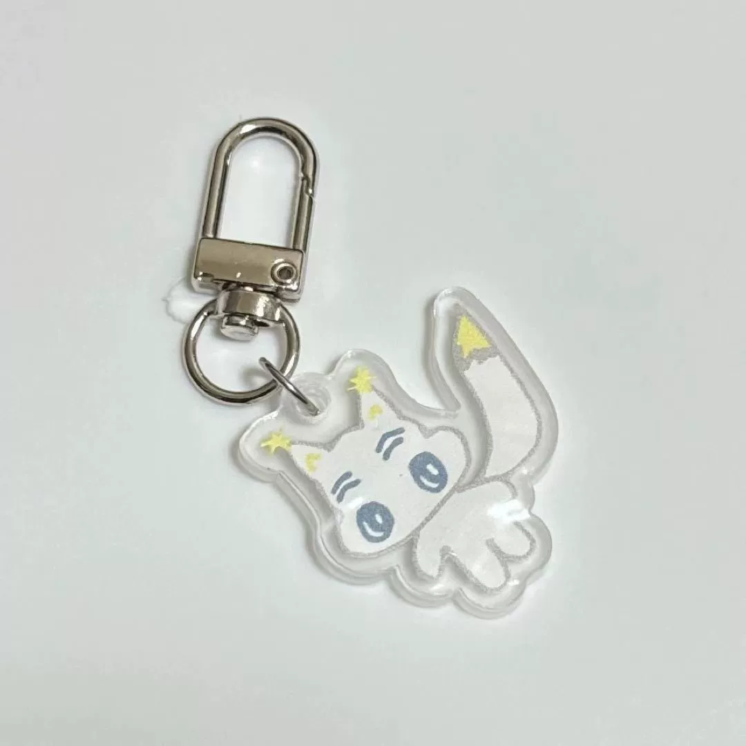 acrylic cartoon double-sided cute keychain, pendant, (Physicals)