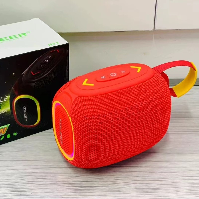 クロスボーダー H51 ワイヤレス Bluetooth スピーカーワイヤレス屋外サブウーファーポータブル TWS 屋外カード Bluetooth 小型スピーカー|undefined
