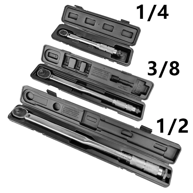 Готовые гаечные ключи с поворотным моментом Регулируемые гаечные ключи с крутящим моментом Предварительные гаечные ключи 1/4, 3/8,1/2 гаечные ключи