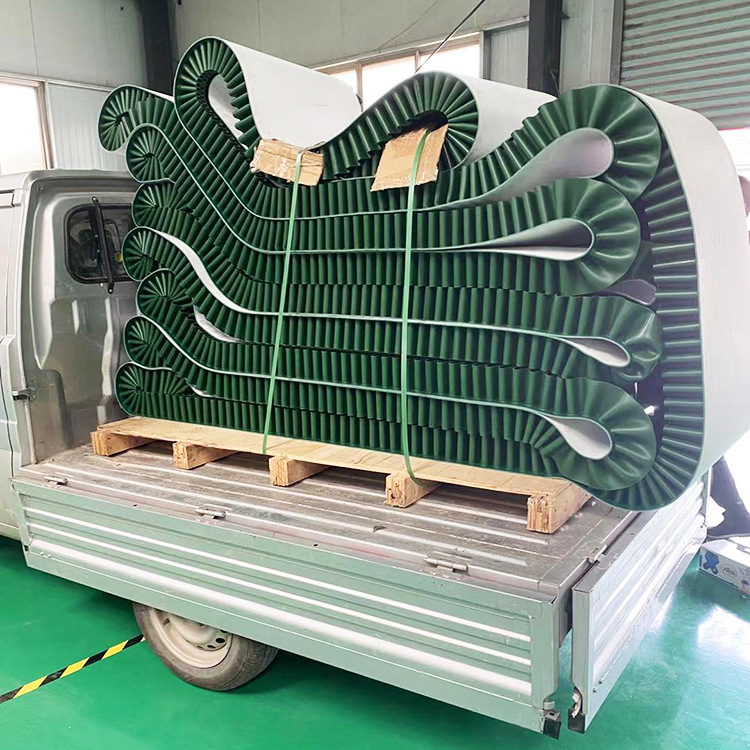 pvc传送带 PU食品/裙边挡板传送带/专业生产给煤机流水线输运带