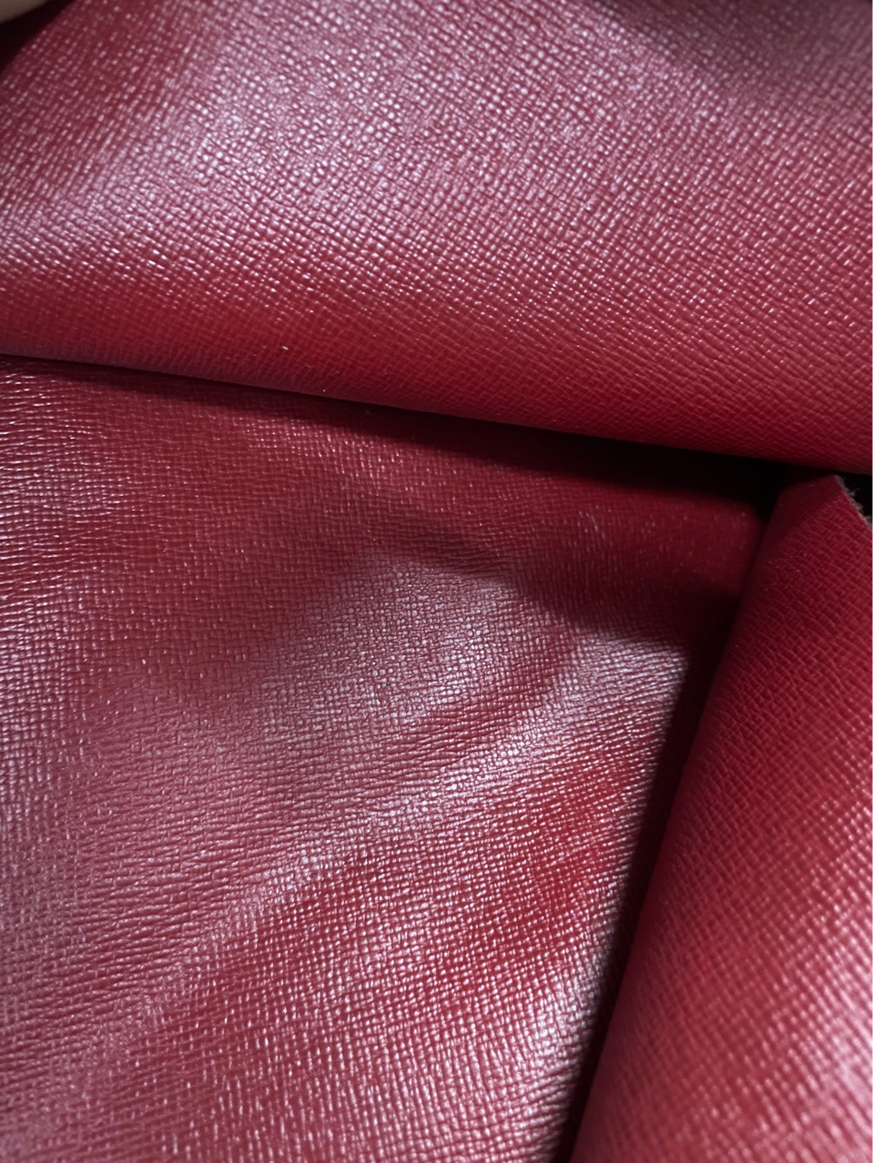 進口优质硬挺适中十字纹頭層真皮牛皮手工diy皮具皮料多色可选