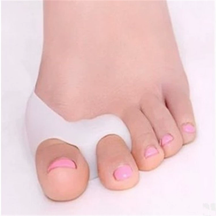 Сепаратор с двойным отверстием для пальцев ног Силиконовая стелька Крышка носка Splitter Сепаратор для пальцев ног Производитель