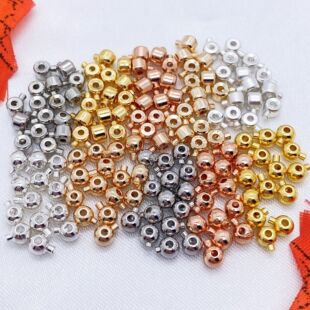 14K gold positioning clip necklace finishing jewelry thread buckle accessories manual diy thick plating high-grade press buckle material