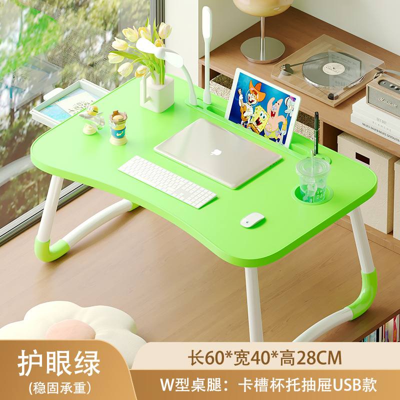 シンプルなUSBベッド小さなテーブルシンプルなデスク学生ライティングテーブルベッドコンピュータテーブル寮のベッドアーティファクト|undefined