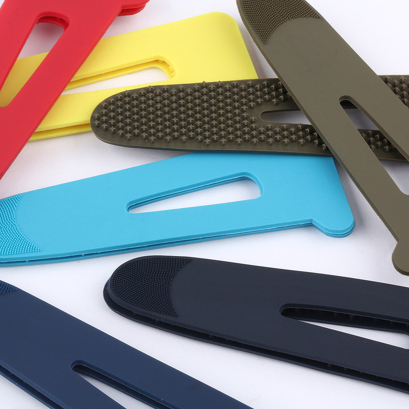 Outdoor Jacket Gloves Cuff Adhesive Hook Cuff Injection New Material TPU Plastic Shooting Hook Velcro