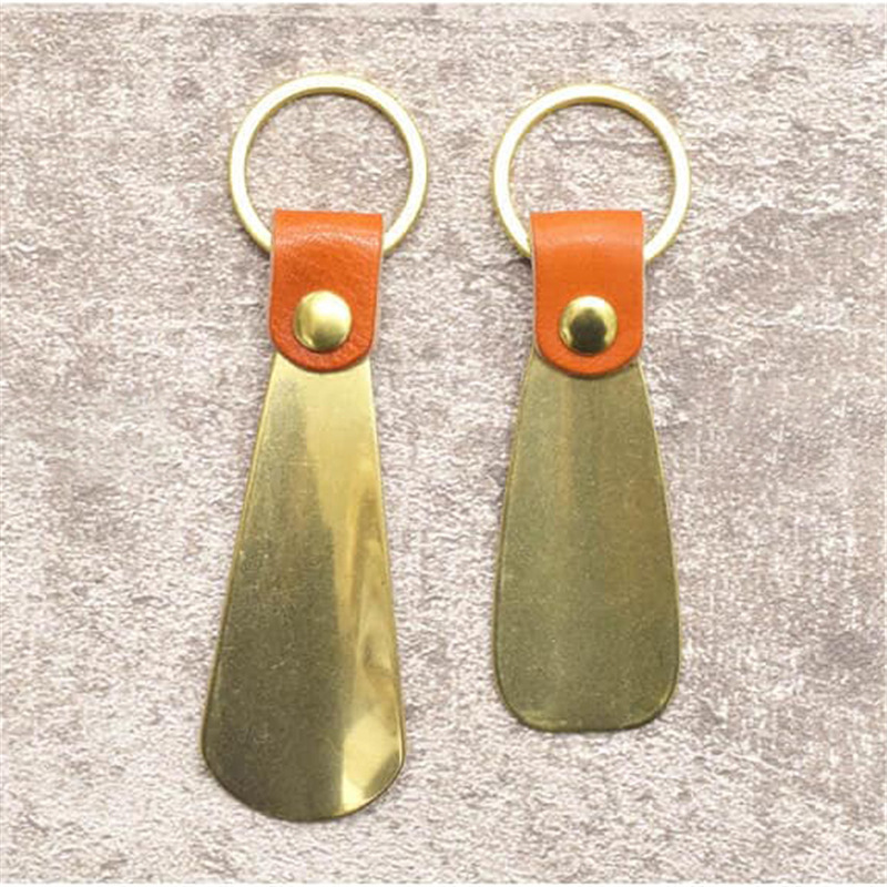 Manufacturer wholesale leather keychain Portable metal stainless…