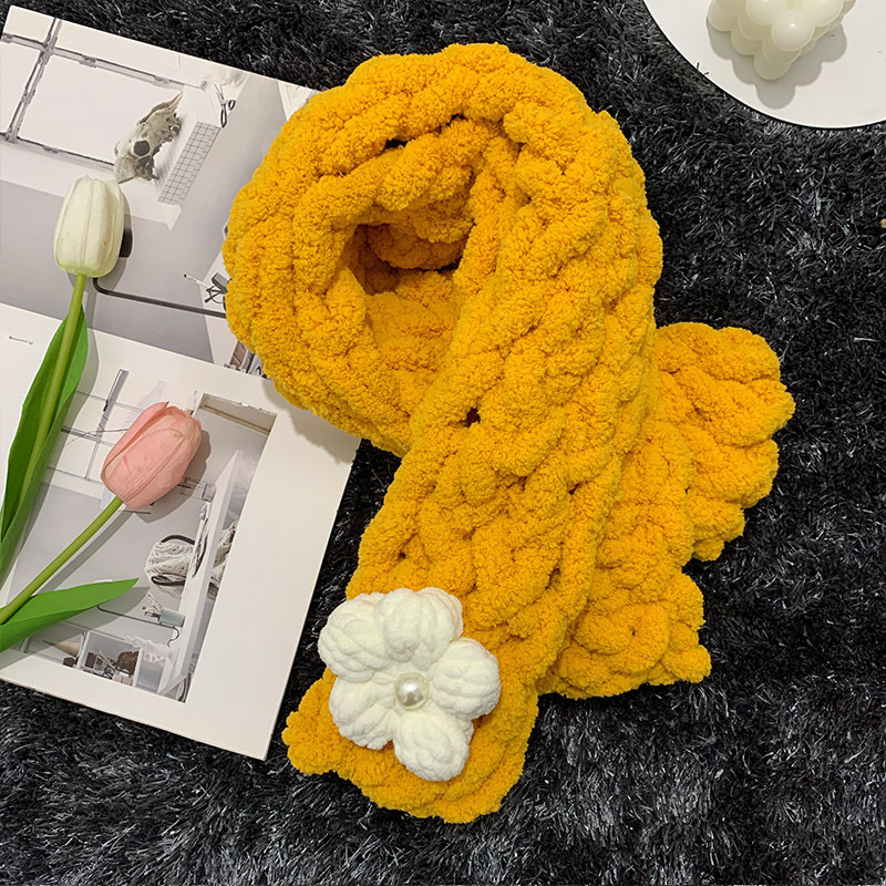 太線の指のマフラーdiy材料の自作のマフラーの材料は猫の尾の糸を包んで代行して音を震わせます。|undefined