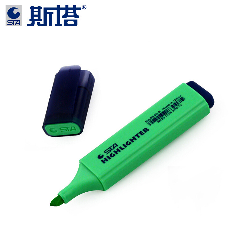 STA Star8340 de gran capacidad, diseño profesional clásico, marcador en color fluorescente, bolígrafo especial de alto brillo