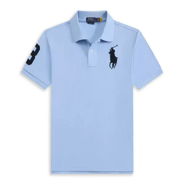 Blue black polo
