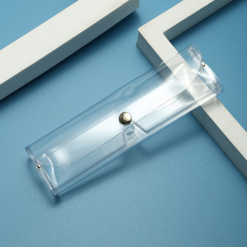 Plastic eyeglass cases for men and women, reading glasses and nearsighted glasses storage box, candy color eyeglass case