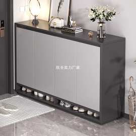 入户玄关柜鞋架门口外楼道简易收纳储物柜家用门口轻奢感鞋柜