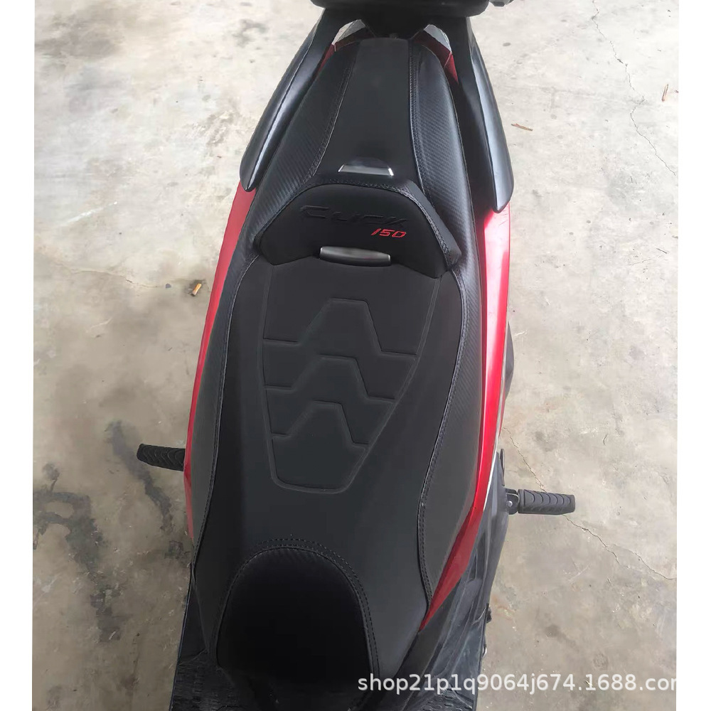 Suitable for Honda Click150/125 Modified Seat Cushion Assembly, Comfortable and Soft Backrest Seat Bag, Motorcycle Seat Bag