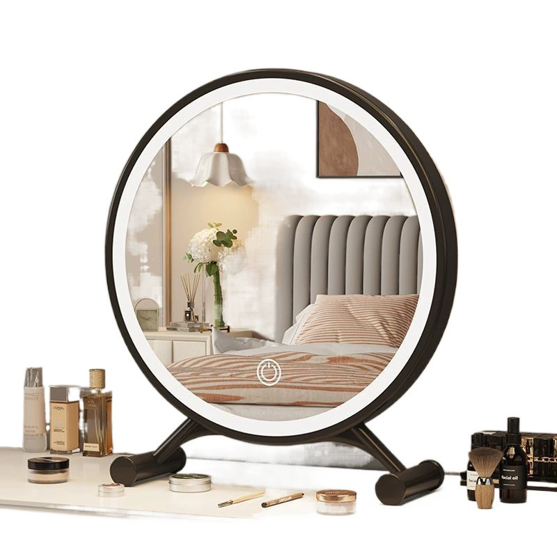 Dressing table with light, table fill light for students for bedroom, internet celebrity