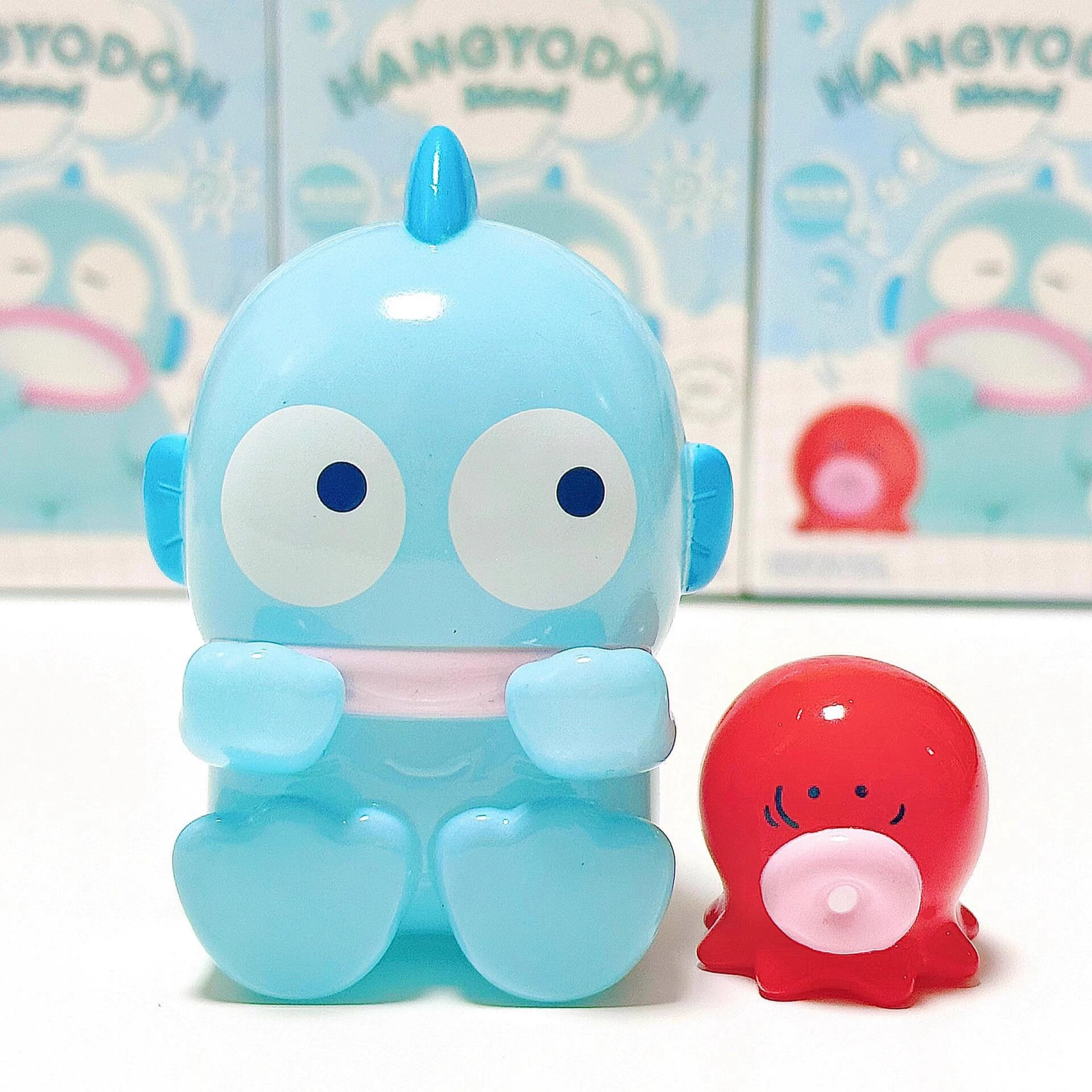 MINISO Санрио Модная Слеп коробка Хангиодон Угрожающе Рыба Хантон Эмоциональная Полурыба Девочка-подарок