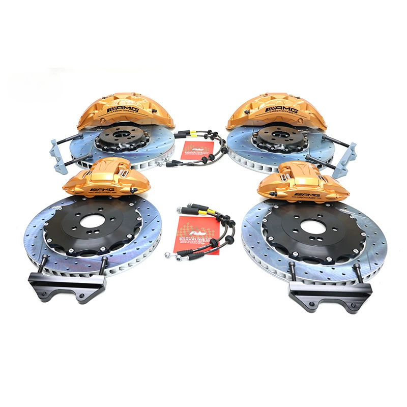 Модифицированный комплект тормозного суппорта Akipolo AK топ десять BREMBO шесть задних четыре поршня подлинный суппорт