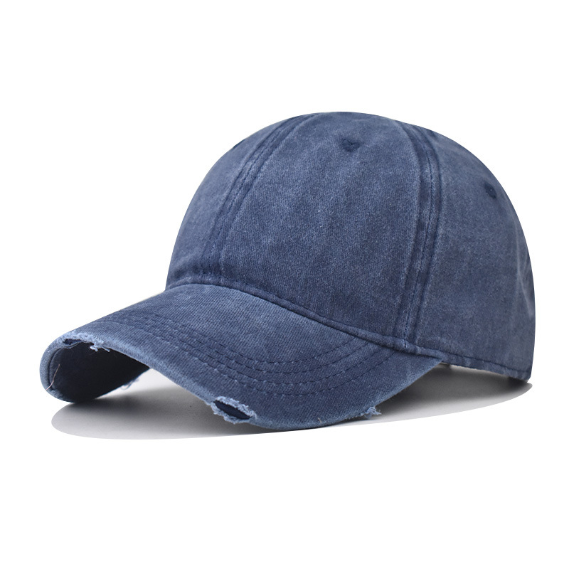 Lavados transfronterizos para hacer viejos gorros de béisbol agujeros de alta calidad, gorras de alta calidad de moda para hombres y mujeres
