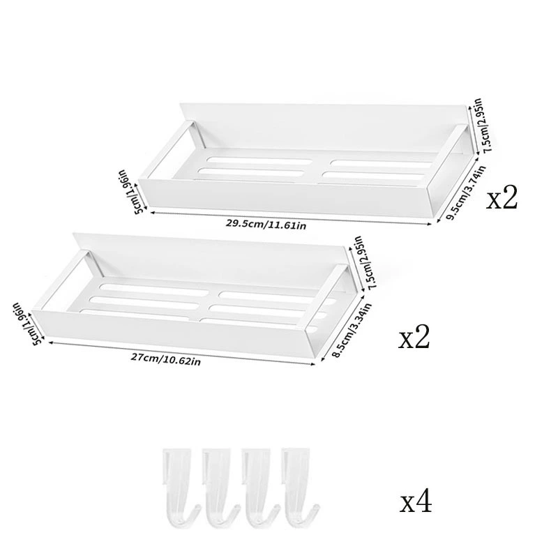 Spice Rack Magnetic Storage Rack No-drill Kitchen from Yomiego