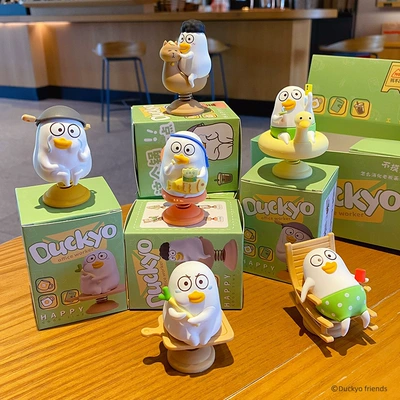 Genuine Little Liu Duck Shake | Car ornaments - duckling-shaker-6-pack