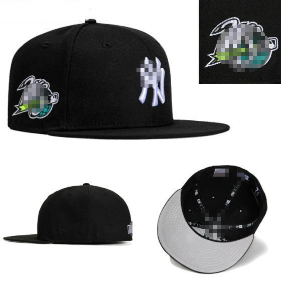 Sombrero de clase AA de alta calidad nueva gorra cerrada MLB gorra de béisbol para hombres y mujeres gorro bordado protector solar para exteriores