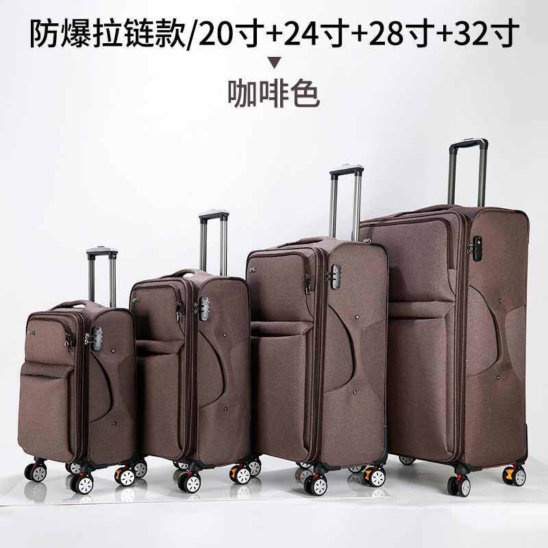 Maleta de tela Oxford, maleta de viaje de estudiantes de alta capacidad, maleta de embarque, maleta de embarque, maleta de viaje de estudiantes de alta capacidad