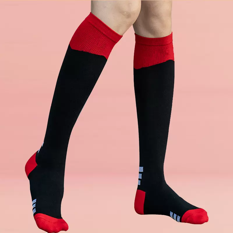 运动压力袜女秋冬瘦腿小腿袜长筒袜compressionsocks专业运动美腿