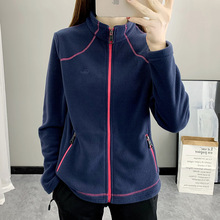21R6户外抓绒衣女士秋冬季保暖透气摇粒绒开衫外套冲锋衣内胆