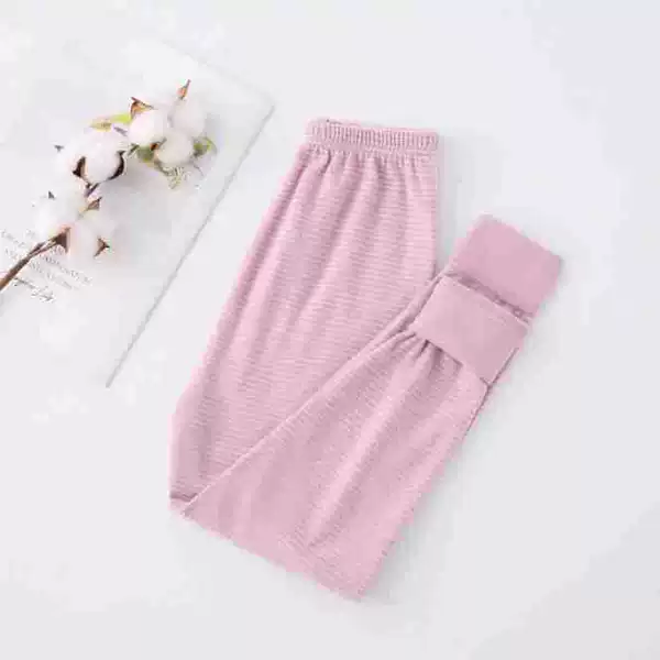 Keep warm purple trousers