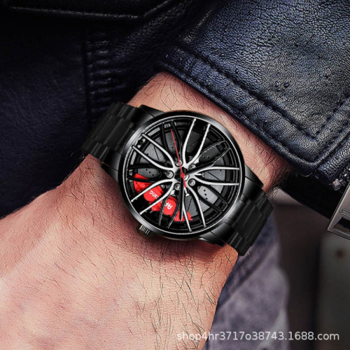 Official fully automatic movement watch men's waterproof wheel style non-mechanical watch new one piece drop shipping