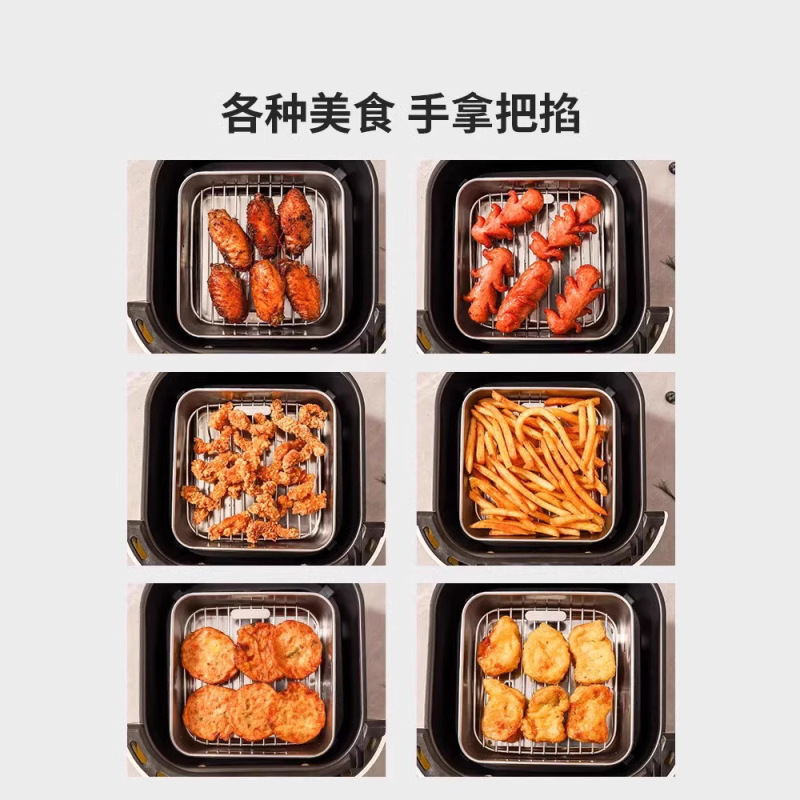 304ステンレスエアフライヤー焼き串棚特厚円形オーブン万能焼きグリル立式焼き皿フィルター|undefined