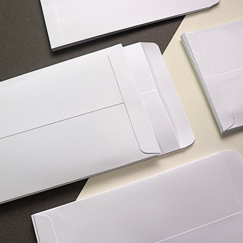 Blank white 5/7/9 size fixed paper bag A4 double coated paper fixed thickened envelope letter paper printing 